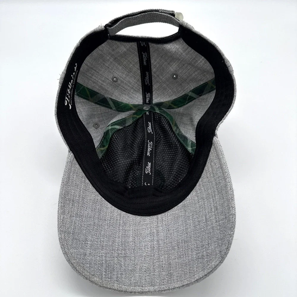 Titleist Shamrock Clover Golf Hat Cap SnapBack Gray & Green Special Edition‎